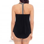 Magicsuit Women's Swimwear Borderline Carly Racerback Soft Cup Tankini Bathing Suit Top