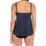 Miraclesuit Women's Swimwear DD-Cup Illusionist Mirage High Neckline Underwire Bra Tankini Bathing Suit Top