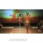 RELLECIGA Women's Ruffles Flounce Triangle Bikini Top