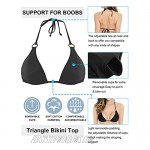 RELLECIGA Women's Triangle String Bikini Top