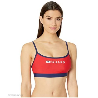 Speedo Women's Guard Swimsuit Sport Bra Top Endurance Thin Strap