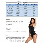 Yonique Womens One Shoulder Tankini Tops Ruffle Swim Tops Strapless Bathing Suit Tops No Bottoms