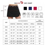 BALEAF Women's High Waisted Swim Skirts UPF50+ Bikini Tankini Bottoms with Lining Pocket