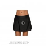 beautyin Women's Solid Swim Skirt Build-in Brief Tummy Control Tankini Bottoms