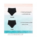 Bonneuitbebe Women's Bathing Suit Bottoms High Waist Swim Bottoms Full Coverage Swimsuit Shorts Bikini Briefs