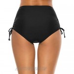 Bonneuitbebe Women's Bikini Bottoms Full Coverage Swimsuit Bottoms Adjustable Tie Side Bathing Suit Shorts Swim Briefs