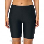 coastal rose Women's Swim Shorts Swimsuit Bottom UV UPF 50+ Board Shorts High Waisted Bikini Bottom