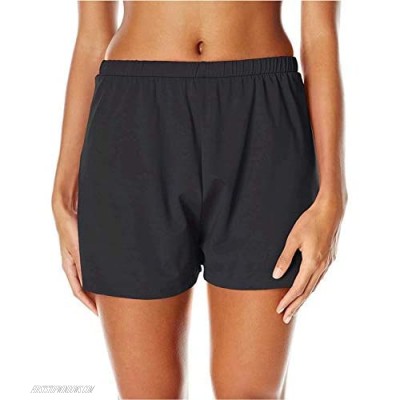 Maxine Of Hollywood Women's 2'' Loose Fit Mid Rise Swim Shorts