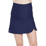 Oceanlily High Waist Over The Belly Maternity Swimwear Swim Skirt-Swim Brief Attached