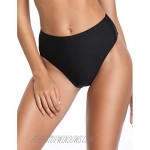 RELLECIGA Women's High Cut High Waisted Bikini Bottom