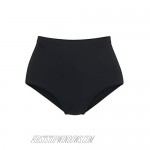 Upopby Women's High Waisted Swimsuit Bikini Bottoms Tummy Control Tankini Bottoms Swim Shorts Plus Size