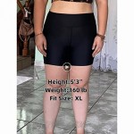 yilisha Womens High Waisted Swim Shorts Black Boyshorts Beach Tummy Control Swimming Shorts
