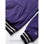 Champion Men's Reverse Weave Stripe Rib Trim Pullover Hood