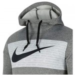 Nike Men's Therma Pullover Hoodie (XL Dk Grey Heather/Black)