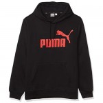 PUMA mens Essentials Big Logo Full Zip Hoodie Hooded Sweatshirt Puma Black XX-Large Tall US