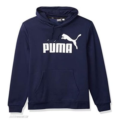 PUMA Men's Tall Essentials Big Logo Full Zip Hoodie