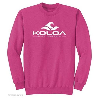 Koloa Wave Logo Sweatshirts in 36 Colors in Sizes S-4XL
