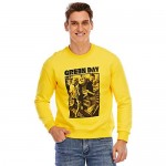 Men’s Graphic Print Cotton Crew Neck Pullover Sweatshirt