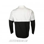 Nike Men's 1/2 Zip Jacket Football CI4474 White/Black (Medium)