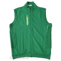 Bobby Jones Men's X-H20 Wind & Water Resistant 4 Way Stretch Golf Vest Jacket Key Lime Medium