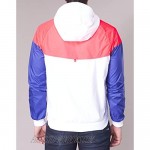 Nike Mens M NSW WR JKT 727324-104 XL - White/HOT Punch/Concord/Concord