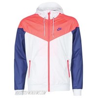 Nike Mens M NSW WR JKT 727324-104_XL - White/HOT Punch/Concord/Concord
