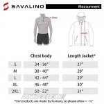SAVALINO Men's Sport Clothes Tennis Training Hooded Warm up Jacket Material Wicks Sweat & Dries Fast Size S-2XL