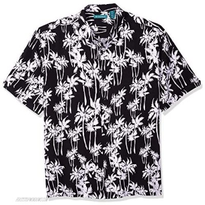 Cubavera Men's Palm Tree Print Shirt