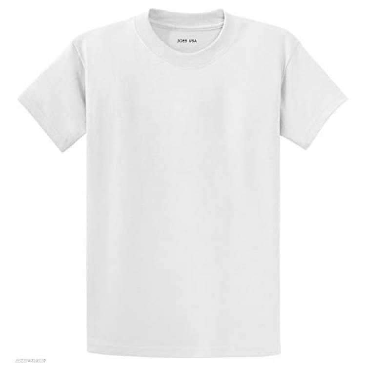 Joe's USA(tm - 50/50 Cotton/Poly T-Shirts in Regular Big and Tall