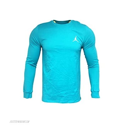 Nike Men's Long Sleeve T-Shirt 100% Cotton Jordan DM9934 Blue