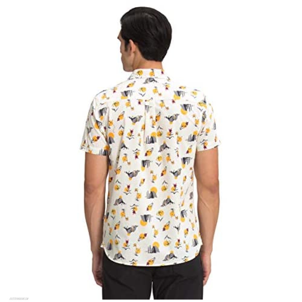 The North Face Men's S/S Baytrail Pattern Button-Down Short-Sleeve 